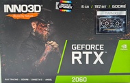 VGA (การ์ดจอ) INNO3D GEFORCE RTX 2060 TWIN X2 - 6GB GDDR6 มือสอง ประกันไทย