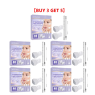 Eelโฮสติกเกอร์ติดใบหน้าบางมองไม่เห็นเทปกาวยกกระชับหน้าริ้วรอยเร็วกันน้ำรูปตัววีแผ่นยกคอคางสองชั้นปรั