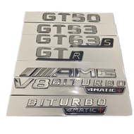 Mercedes-Benz GT50 GT53 GT63S GTS GTR AMG Car Logo 4MATIC+Word Mark Tail Mark Rear Mark