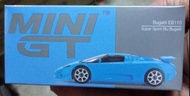 Mini GT Bugatti EB110 Super Sport Blu 1/64 金屬模型車