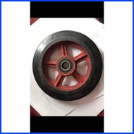 ▨ ━ ╮ Rubber Wheel Gulong for push cart Pushcart Kartilya Heavy Duty 8"