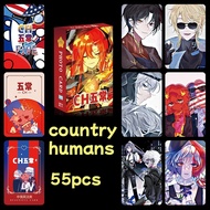 50-92pcs Manga Manhwa My Little Pony Countryhumans Laser Holographic Lomo Cards Hatsune Miku Ultrama