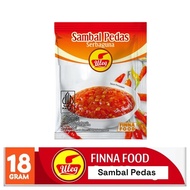 Sambal Pedas uleg finna 18g/Spicy Sambal Uleg Finna 18g.
