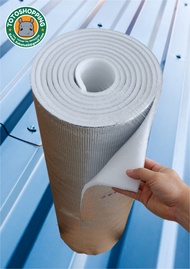 ฉนวนPEเคลือบฟอยล์ หนา10mm กว้าง90cm ยาว5m Insulations PE+Foil 10mm×90cm×5m