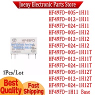 5PCS HF49FD-005 012 024 1H11 1H11T 1H12 T 5A 5V 12V 24V Power relay