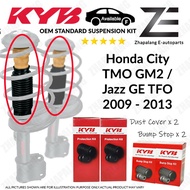 Honda City TMO GM2 Jazz GE TFO 2009 - 2013 KYB Front Absorber Dust Cover Shaft Bump Stops Stopper Protection Kit Kayaba