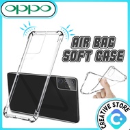 Air Bag Soft Case Oppo case F7 F9 R9S Reno 2 2F 5F 7Z 3 4 5 6 7 Pro A16K A31 A71 A76 A5 A9 2020 A96 