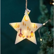 Gratis Ongkir - BLampu Tirai LED Gantung / Hiasan Ramadhan Penyemarak Suasana Ramadhan yang Menawan