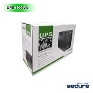 ✈ ❥ SECURE UPS 1000VA/700WATTS/ 4-SOCKETS UNINTERRUPTIBLE POWER SUPPLY W/ AVR