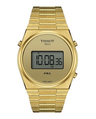 Tissot PRX Digital 40 mm. ทิสโซต์ พีอาร์เอ็กซ์ ดิจิทัล สีทอง T1374633302000 นาฬิกาผู้ชาย