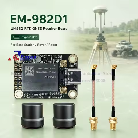 Unicore EM-982D1 UM982 High-Precision RTK GNSS Receiver Board Type-C USB for Base Station Rover Robo