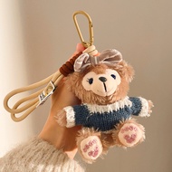 Olang dễ thương sang trọng duffy gấu búp bê hoạt hình schoolbag Mặt dây chuyền món quà nhỏ