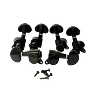 Jin-Ho J-03 Black 3+3 Guitar Machine Head – Drayer Stem Tuning Acoustic Electric Guitar Black