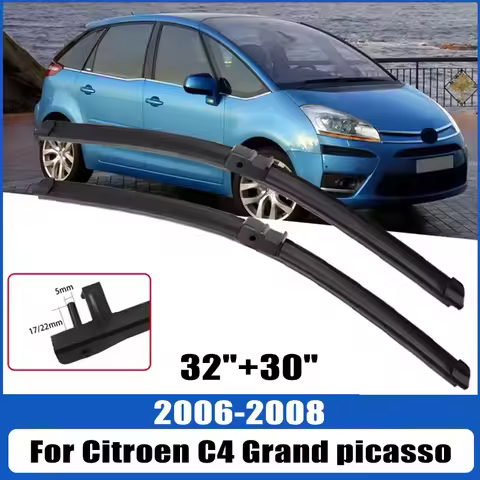 For Citroen C4 Grand Picasso 2006-2008 2007 Wiper Front Wiper Blades Windshield Windscreen Window Br