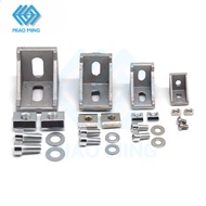 1pcs High Quality L Corner Bracket Gusset Element L Bracket Connector 1515 2020 3030 4040  Aluminum 