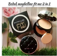 MayB Matte + Poreless powder 2 in 1 Fit Me! Termurah