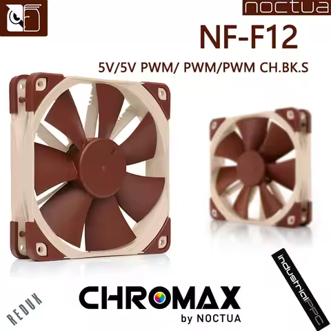 Noctua NF-F12 Computer Case fan 120mm PWM Damping Quiet Radiator For Desktop case CPU air coolers co