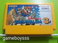 〥遊戲收藏者〥18J 日本製 FC 超級瑪莉歐兄弟3 Super Mario Bros.3 日版 瑪利