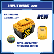 【พร้อมส่ง】แบตเตอรี่ลิเธียม DeWalt DCFB87 20V MAX 2.0Ah/4.0Ah/6.0Ah – พร้อมไฟ LED บอกระดับและระบบความ