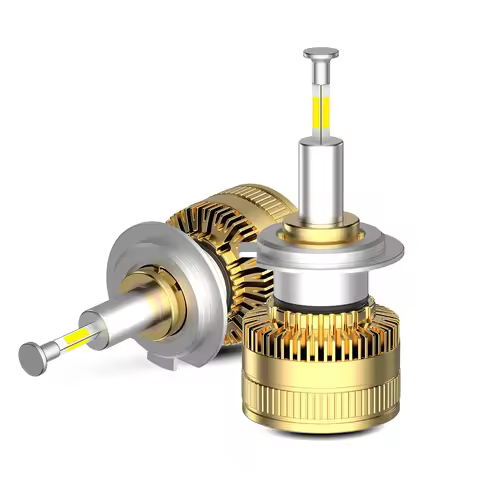 96W/Pair 1:1 Car Lighting Optical R10 360 LED Headlight Bulbs H7 H1 H11 H8 9005 9006 9012 D2H Copper