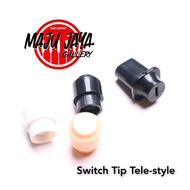 3 or 5 way electric guitar switch tip cover telecaster or stratocaster style