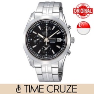 [Time Cruze] Seiko SNDA87 Chronograph Quartz Analog Stainless Steel Men Watch SNDA87P1 SNDA87P