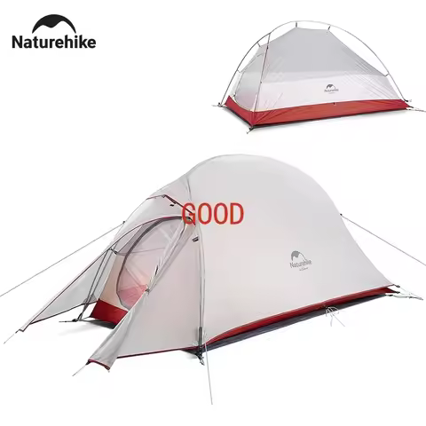 Naturehike Camping Tent Ultralight Portable Cloud Up 1 Person Shelter Tent Folding Backpack Waterpro
