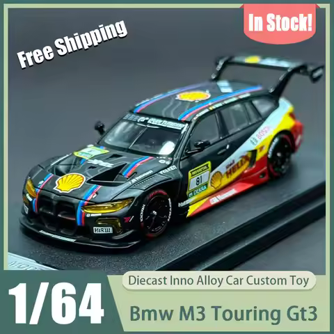 Neo 1:64 Bmw M3 Touring Gt3 Static Alloy Wagon Diecast Collectible Car Model 24h Endurance Race Hobb