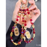 Mobile phone lanyard Mobile phone lanyard Mobile phone lanyard Short Wrist Strap New Year Red Ingot 