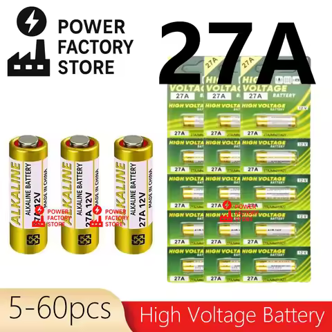 27A 12V Alkaline Battery - A27/27AE/27MN/A2/L828/K27A for Remote Doorbell Gamepad Toys High Quality 