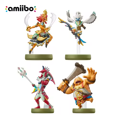 Nintendo Switch 2 Amiibo - SIDON/TULIN/YUNOBO/RIJU - Tears of the Kingdom series for Switch Game Con