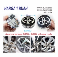 1 buah Tutup as roda ban mobil dop center velg toyota grand Avanza Innova 2016 - 2020 all new rush