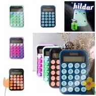 HILDAR  Calculator, Small Learning Accounting Tools Mechanical Keyboard Calculator, ABS 10-digit Cal