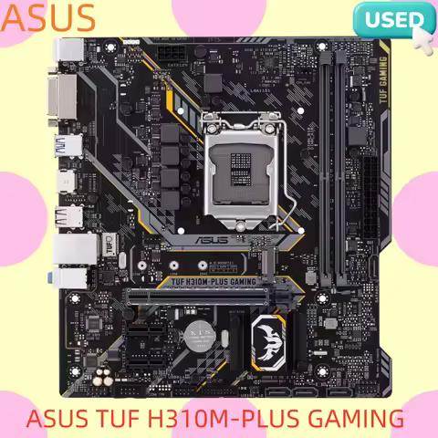 ASUS TUF H310M-PLUS GAMING Motherboard Intel H310 Socket 1151M.2 DDR4 32GB support Core i3-8300 Core