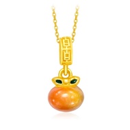 CHOW TAI FOOK [Singapore Exclusive] CHOW TAI FOOK 999 Pure Gold Pendant - Lucky Tangerine R33086