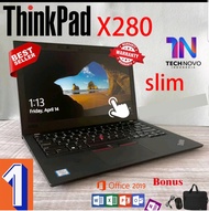 Laptop Lenovo Thinkpad x280 Intel Core i5 Gen 8 Ram 8 gb SSD 256 i7 i3 Second Bergaransi