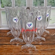 3PCS CLEAR MICA TALL JUICE CUPS - MULTIPURPOSE CUPS - CLEAR TALL CUPS