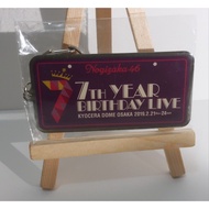 Sign Plate Keychain Nogizaka46 7th bdl