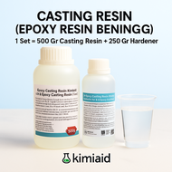Epoxy Resin Bening - 750 Gr - Casting Resin - Resin Bening - Carbon Fiber - Resin Meja Kayu - LV - K