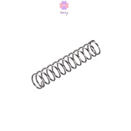 LONNG 10Pcs Compression Spring, 6mm OD Silver Extended Compressed Springs, Durable Stainless Steel 0