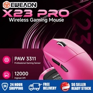 EWEADN X23Pro Wireless Gaming Mouse PAW3311 Sensor 49g Lightweight Mouse 12000 DPI 2.4G/BT5.0/USB-C 