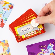 [SG] Lucky Scratch off Card Creative Self DIY Party Corporate Event Gift Student School Prize Scratch Sticker Film Birthday Wishes Greetings Gift Exchange lucky draw Dino Emoji Unicorn smiggle toys toy for kids birthday gift sticker stickers