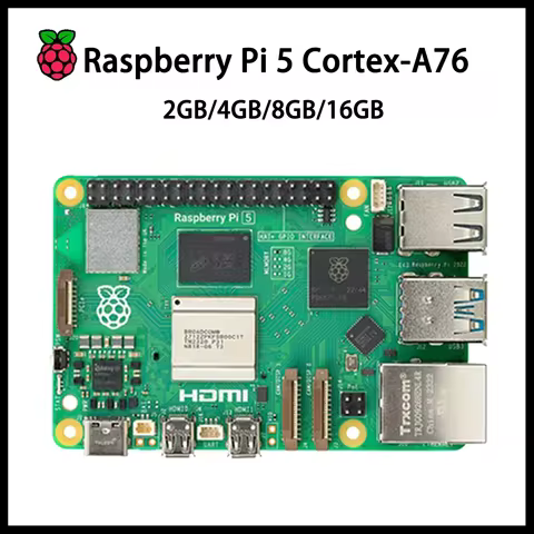 Original Raspberry Pi 5 Cortex-A76 2GB/4GB/8GB/16GB for Python Programming Diverse Projects PCIe Gig