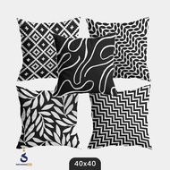 Istimewa - Pillowcase 40X40CM SOFA CUSHION COVER SOFA Pillowcase MONOCHROME SERIES