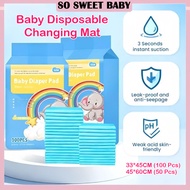 Baby Disposable Changing Mat Underpad Diaper Pad Breathable Soft Infant Bed Urine Pad for Baby