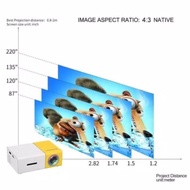 Proyektor Mini Untuk Hp/Laptop Yg300 Terlaris