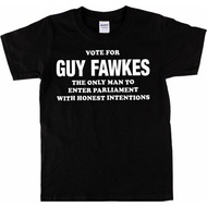 Guy Fawkes T-Shirt - 'Vote Guy Fawkes' Various Colour T Shirts