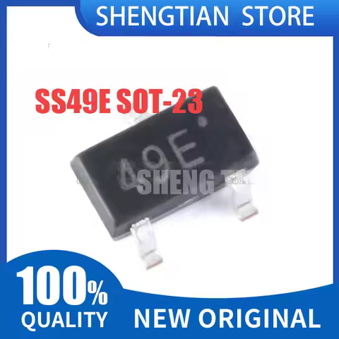 20PCS 49E Hall Sensor OH49E S49E SS49E Linear Hall Switch Components SMD SOT-23