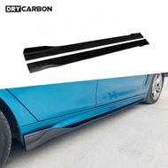 On sale Carbon Fiber Side Skirts Rocker Panel Lip Splitter for BMW 2 Series F87 M2 Coupe 2-Door 2016