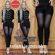 Long JEANS Pants VABIAN JINS JEGGING Girls TRENDY HITS JINS Women ORIGINAL VIRAL DENIM BROWNIBU